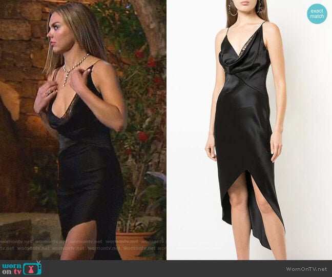 Cowl Neck Dress by Cushnie worn by Hannah Brown  on The Bachelorette