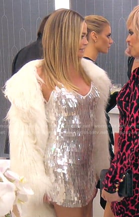 Denise's sequin mini dress on The Real Housewives of Beverly Hills