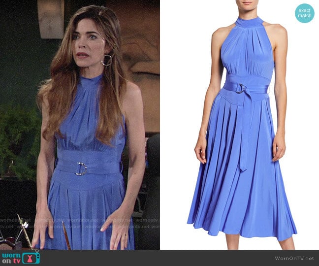 Diane von Furstenberg Nicola Dress worn by Victoria Newman (Amelia Heinle) on The Young and the Restless