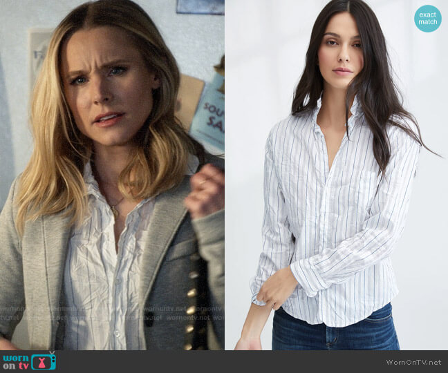 WornOnTV: Veronica's denim bomber jacket on Veronica Mars