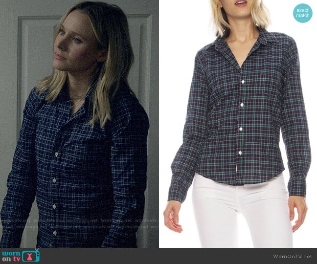 Frank & Eileen Barry Plaid Shirt worn by Veronica Mars (Kristen Bell) on Veronica Mars