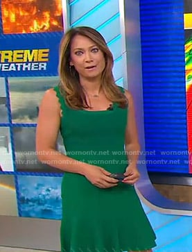 Ginger’s green dress on Good Morning America