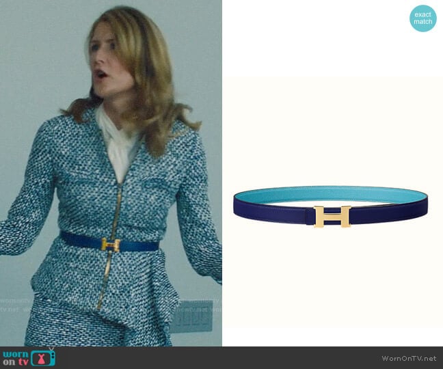 Hermes Logo Belt worn by Renata Klein (Laura Dern) on Big Little Lies