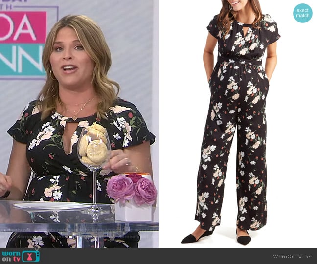 Wide Leg Jumpsuit by Ingrid & Isabel worn by Jenna Bush Hager on Today