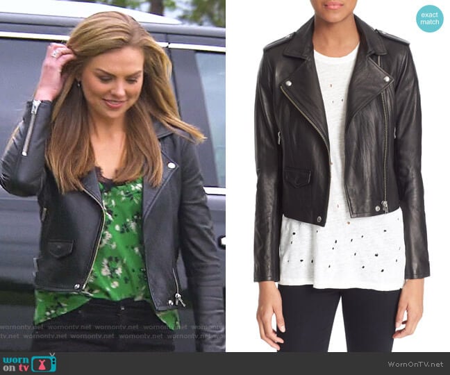 Ashville Jacket by IRO worn by Hannah Brown on The Bachelorette