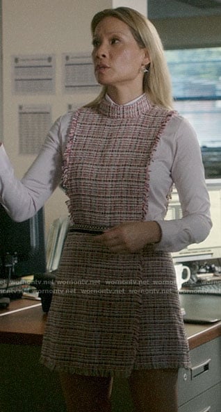 Joan’s tweed romper on Elementary