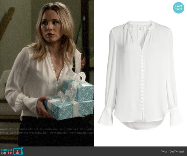 Joie Tariana Blouse worn by Veronica Mars (Kristen Bell) on Veronica Mars