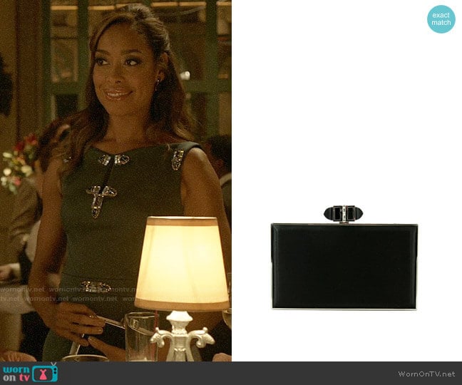 Judith Leiber Satin Coffered Rectangle Clutch Bag worn by Jessica Pearson (Gina Torres) on Pearson