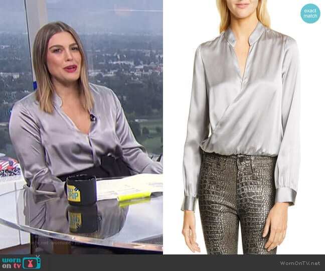 Marcella Bodysuit by L'Agence worn by Carissa Loethen Culiner on E! News