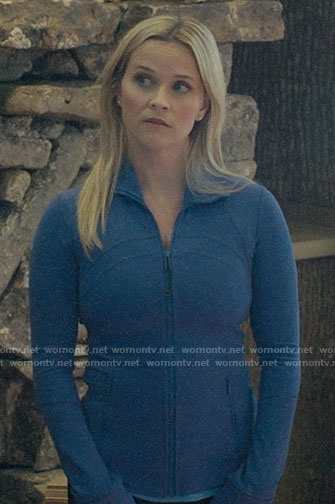 Madeline’s blue Lululemon jacket on Big Little Lies