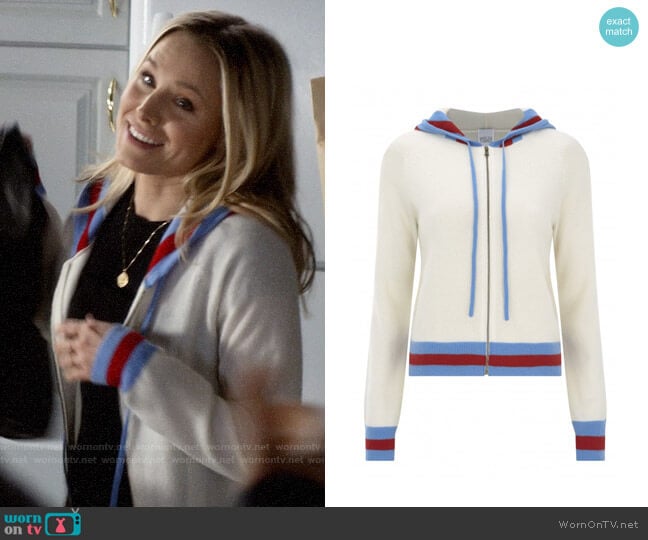 Madeleine Thompson Aqua Hoodie worn by Veronica Mars (Kristen Bell) on Veronica Mars