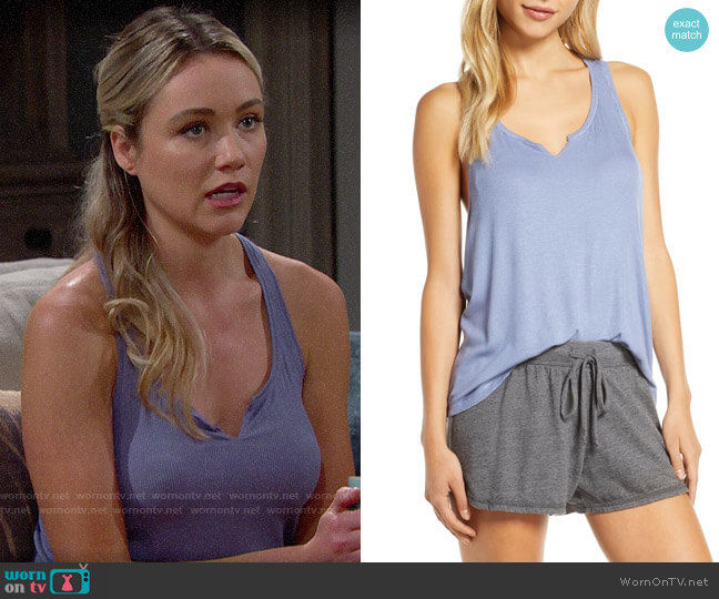 Make + Model You Know It Rib Tank worn by Flo Fulton (Katrina Bowden) on The Bold and the Beautiful