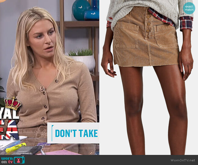 Penelope Skirt by NSF worn by Morgan Stewart on E! News