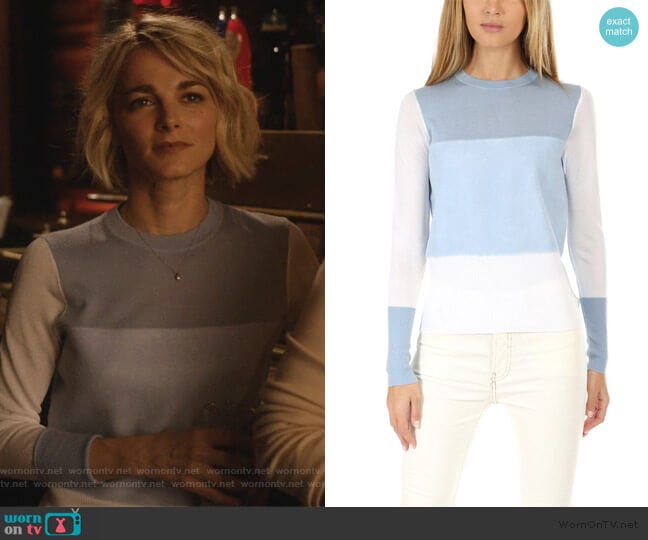 Marissa Crew Sweater by Rag and Bone worn by Lizzie Needham (Bojana Novakovic) on Instinct