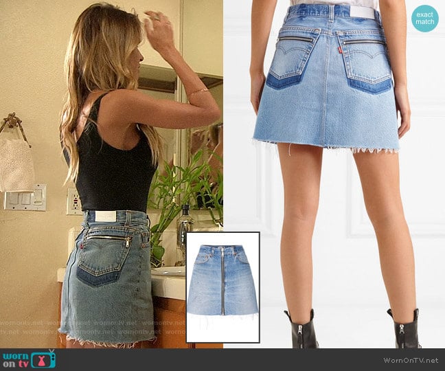 levis jeans skirt