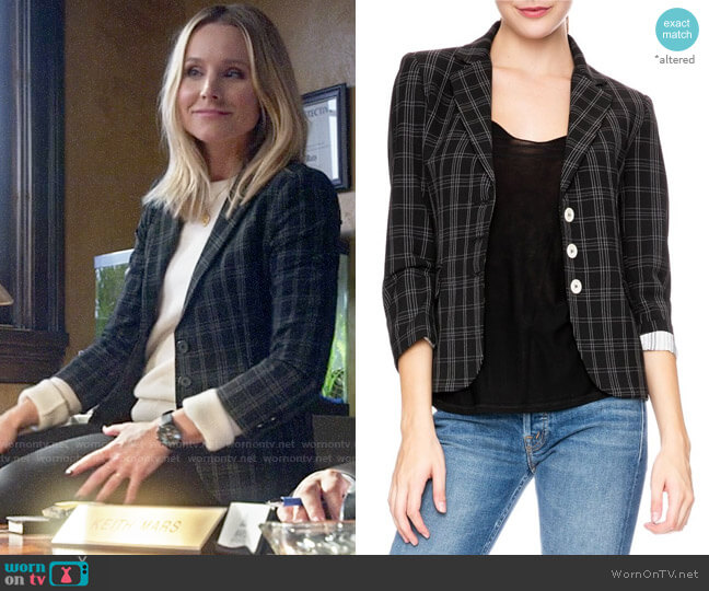 WornOnTV: Veronica's denim bomber jacket on Veronica Mars