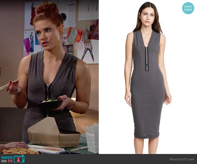 RtA Bandit Dress worn by Sally Spectra (Courtney Hope) on The Bold and the Beautiful