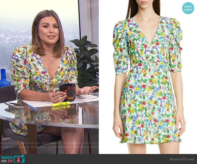 Colette Minidress by Saloni worn by Carissa Loethen Culiner on E! News