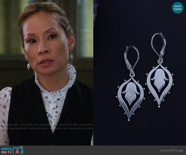 Joan’s earrings on Elementary