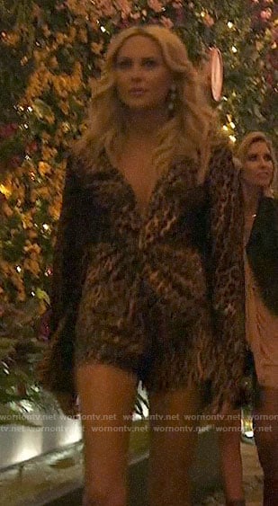 Stephanie’s leopard print romper on The Hills New Beginnings