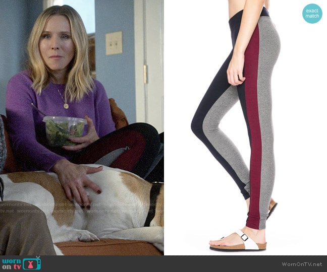 Sundry Colorblock Leggings worn by Veronica Mars (Kristen Bell) on Veronica Mars