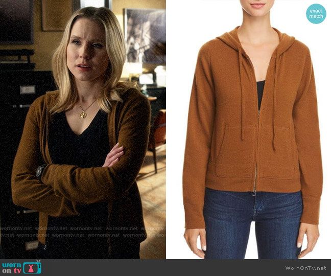 Theory Perfect Cashmere Hoodie worn by Veronica Mars (Kristen Bell) on Veronica Mars