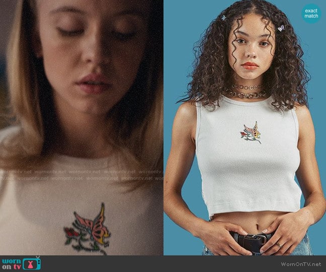 Unif Garden Tank worn by Cassie Howard (Sydney Sweeney) on Euphoria