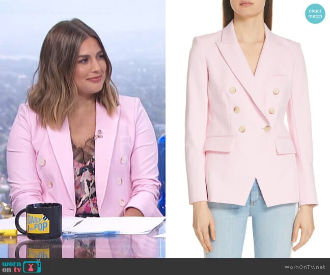 Lonny Dickey Jacket by Veronica Beard worn by Carissa Loethen Culiner on E! News