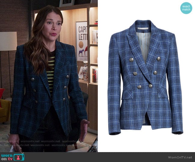 Miller Dickey Jacket by Veronica Beard worn by Liza Miller (Sutton Foster) on Younger