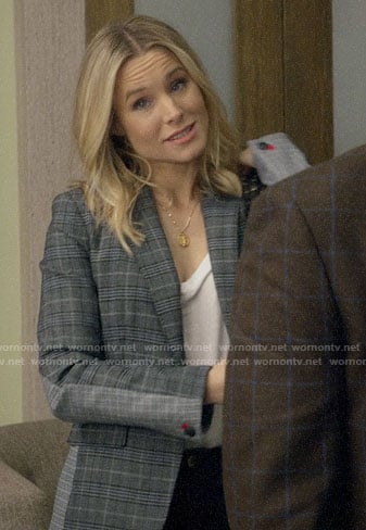 Veornica’s mixed plaid blazer on Veronica Mars