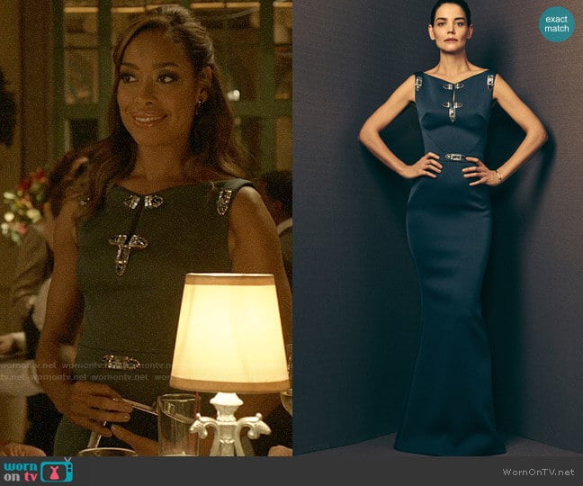 Zac Posen Spring 2018 Embellished Gown worn by Jessica Pearson (Gina Torres) on Pearson