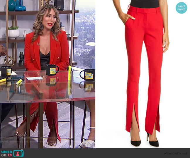 WornOnTV: Kelly Dodd’s red blazer and pants on E! News Daily Pop ...