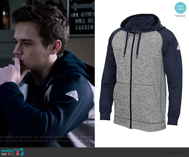 Climawarm Team Issue Jacket by Adidas worn by Brandon Flynn on 13 Reasons Why