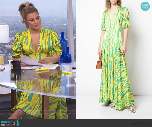 Zuella Summer Dress by Alexis worn by Carissa Loethen Culiner on E! News