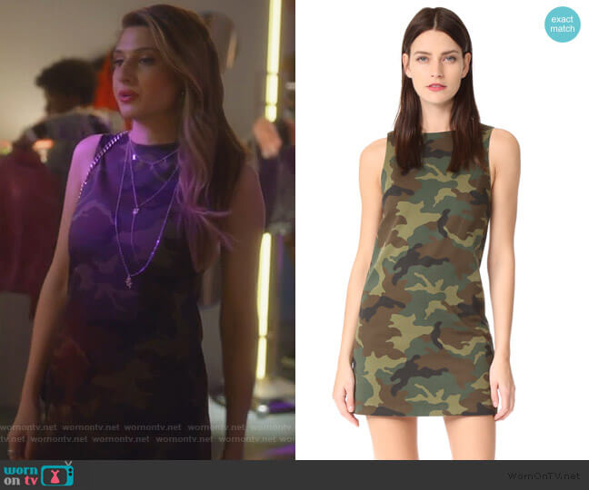 WornOnTV: Nomi’s sleeveless camo print dress on Grown-ish | Emily ...