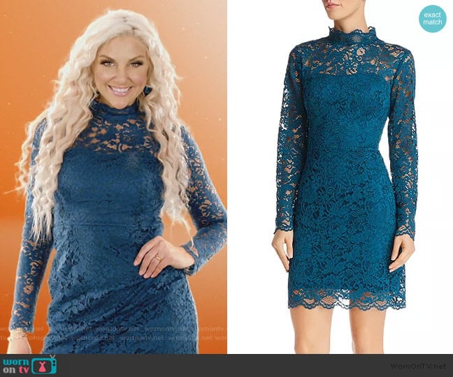 Lace Cocktail Dress by Betsey Johnson worn by Gina Kirschenheiter on The Real Housewives of Orange County