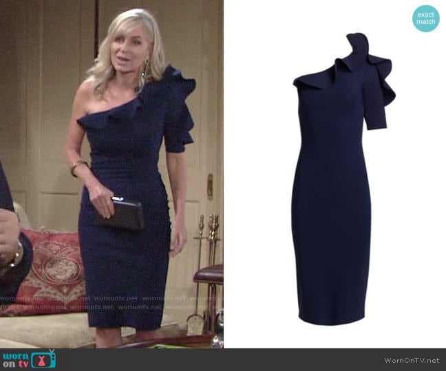 Chiara Boni La Petite Robe Aleece Dress worn by Ashley Abbott (Eileen Davidson) on The Young and the Restless