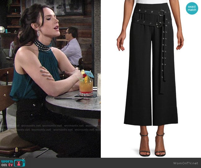 Cinq a Sept Jessi Pants worn by Tessa Porter (Cait Fairbanks) on The Young and the Restless