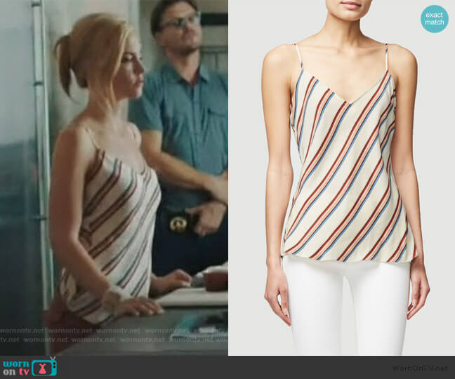 Classic Silk Cami by Frame worn by Kelly Anne Van Awken (Molly Burnett) on Queen of the South