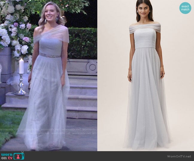 Jenny Yoo Ryder Convertible Dress worn by Abby Newman (Melissa Ordway) on The Young and the Restless