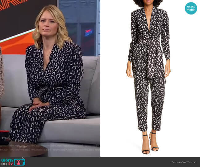 Kieran Jumpsuit by A.L.C. worn by Sara Haines on Good Morning America