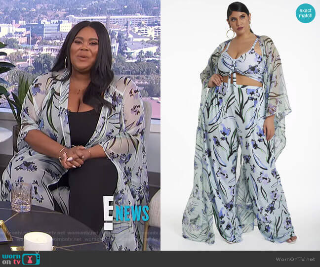 Lindsey Cover Up by Rue107 worn by Nina Parker  on E! News