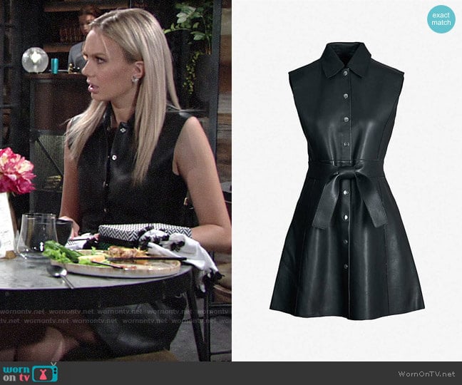 Maje Ranjit Dress worn by Abby Newman (Melissa Ordway) on The Young and the Restless