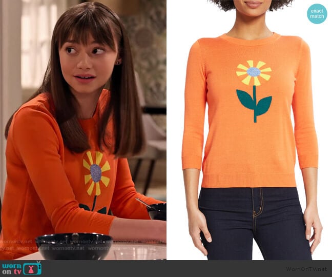 Sunflower Sweater by Modcloth worn by Molly (Lauren Lindsey Donzis) on No Good Nick