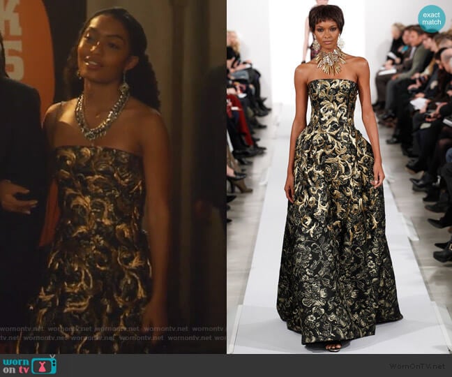 by Oscar de la Renta - Fall 2014 Collection worn by Zoey Johnson (Yara Shahidi) on Grown-ish