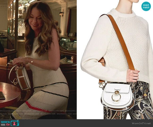 Tess Leather Shoulder Bag by Chloe worn by Liza Miller (Sutton Foster) on Younger