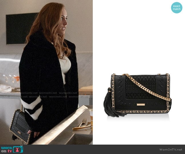 Aldo Trenzano Bag worn by Zara (Sophia La Porta) on Four Weddings and a Funeral