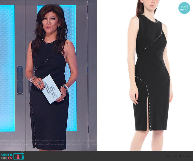 Knee-length Dress by Versace worn by Julie Chen on Big Brother