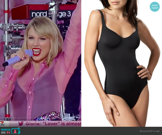 Mat de Luxe Forming Bodysuit by Wolford worn by Taylor Swift on GMA