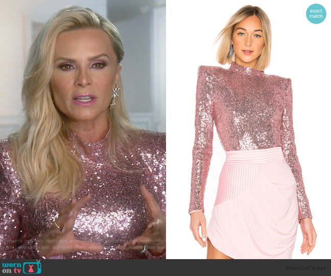 When The Sun Went Down Top by Zhivago worn by Tamra Judge on The Real Housewives of Orange County